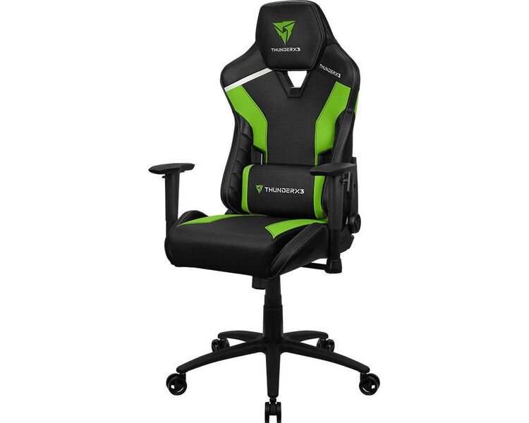 Купить Кресло игровое ThunderX3 TC3 зеленый, Цвет: черный/зеленый, фото 10