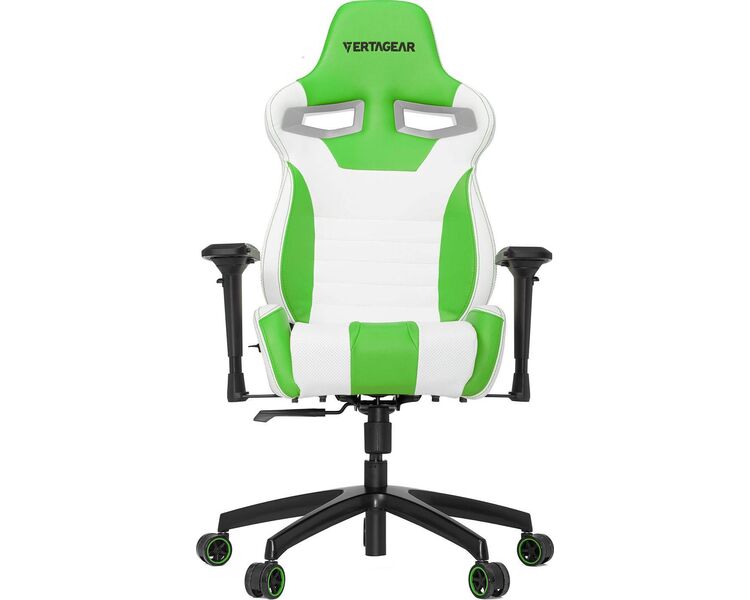Купить Кресло игровое Vertagear S-Line SL4000 белый, черный, Цвет: белый/зеленый/черный, фото 2