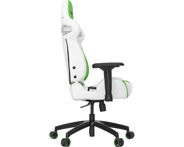 Купить Кресло игровое Vertagear S-Line SL4000 белый, черный, Цвет: белый/зеленый/черный, фото 4