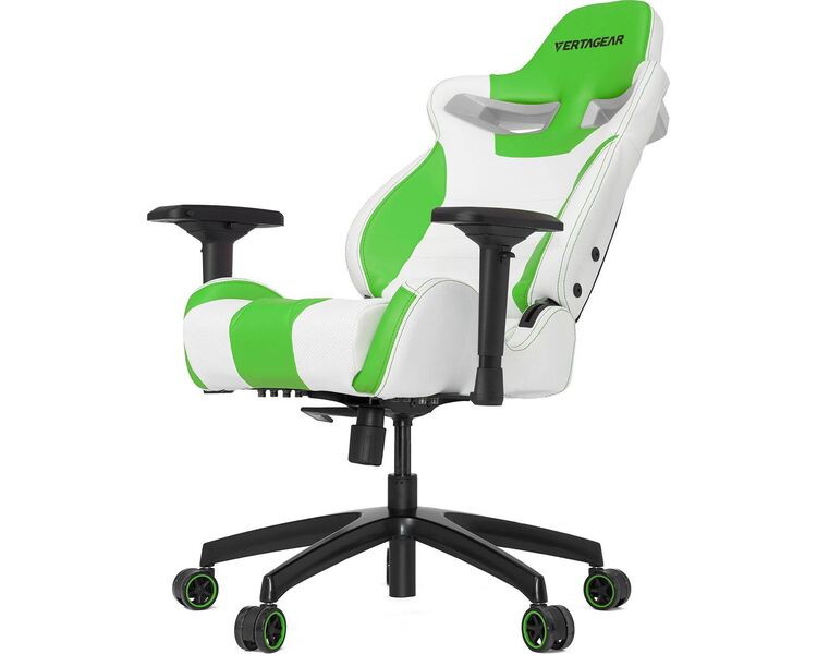 Купить Кресло игровое Vertagear S-Line SL4000 белый, черный, Цвет: белый/зеленый/черный, фото 7