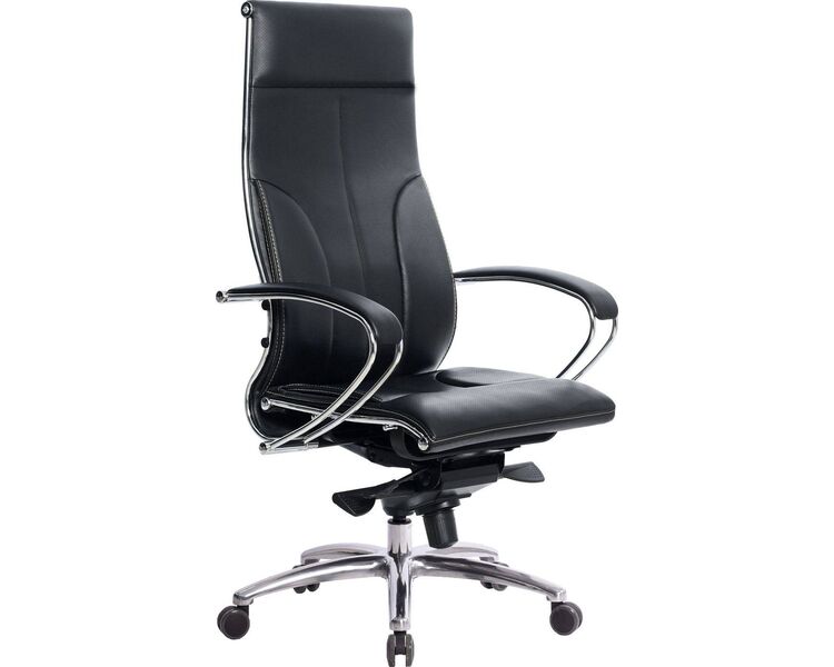 Купить Кресло офисное Samurai Lux черный, хром, Цвет: черный/хром