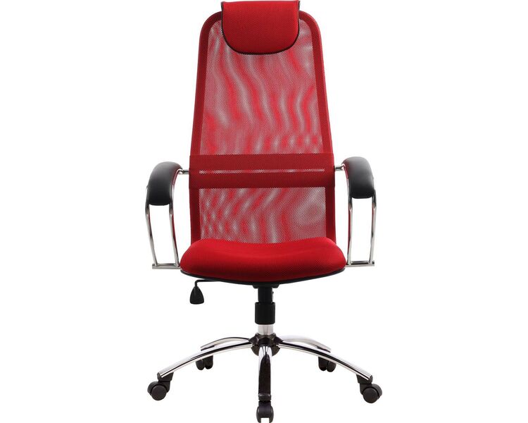 Купить Кресло руководителя Metta BK-8 Ch красный, хром, Цвет: красный/хром, фото 2