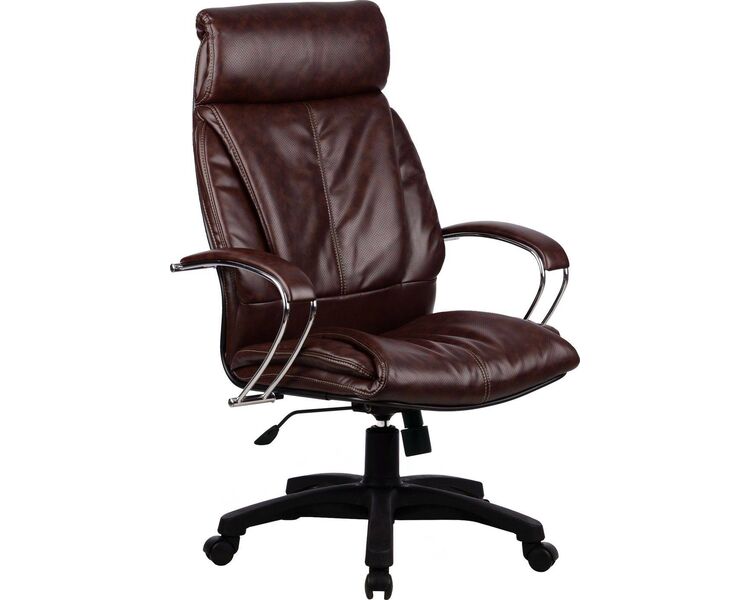 Купить Кресло руководителя Metta LK-13 Pl коричневый, черный, Цвет: коричневый/черный