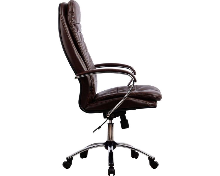 Купить Кресло руководителя Metta LK-3 Ch PR коричневый, хром, Цвет: коричневый/хром, фото 2
