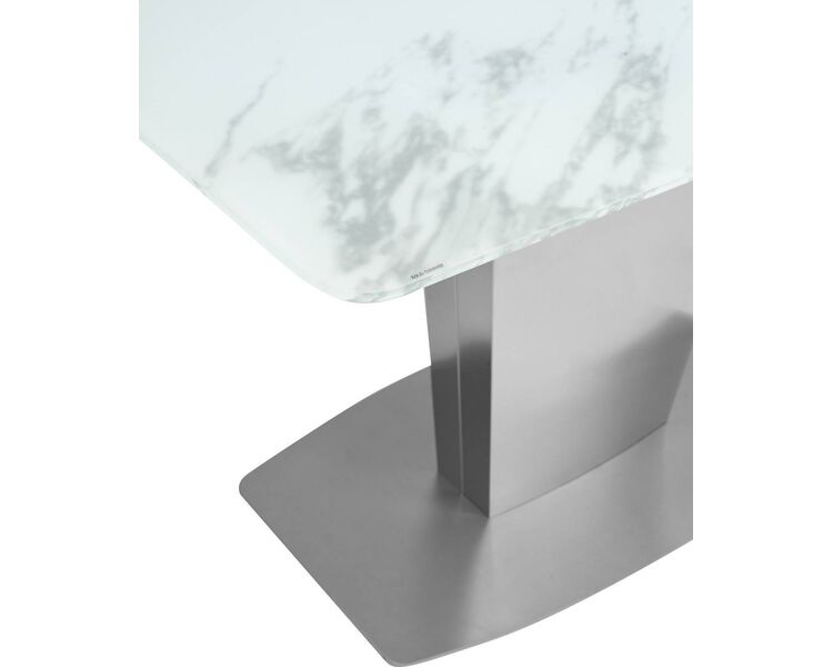 Купить Стол Caststeel прямоугольный, металл, стекло, 130 x 80 см, фото 4