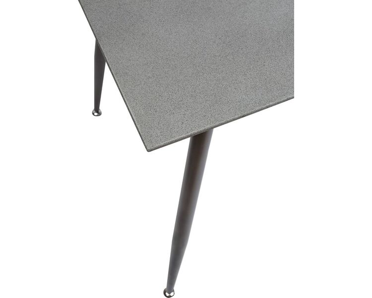 Купить Стол Dirk серый прямоугольный, металл, закаленное стекло, 120 x 70 см, Варианты цвета: серый, фото 2