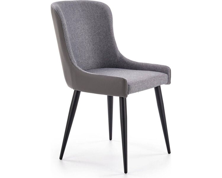 Купить Стул-кресло Halmar K333 светло-серый, черный, Цвет: светло-серый