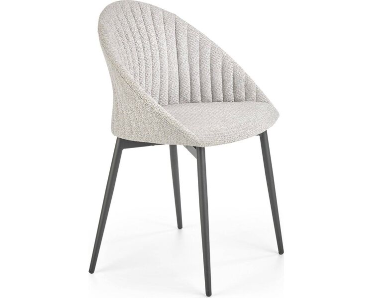 Купить Стул-кресло Halmar K357 светло-серый, черный, Цвет: светло-серый