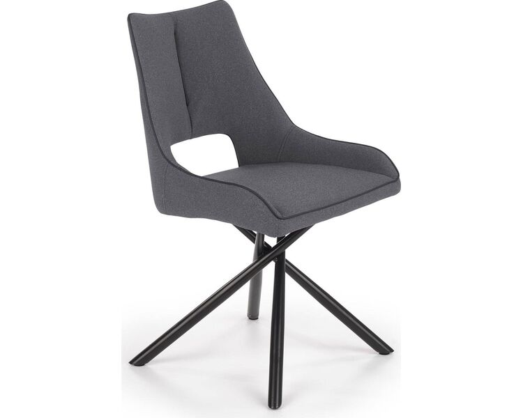 Купить Стул-кресло Halmar K409 серый, черный, Цвет: серый