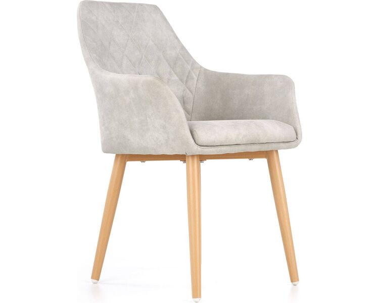 Купить Стул-кресло Halmar K287 серый, бежевый, Цвет: серый