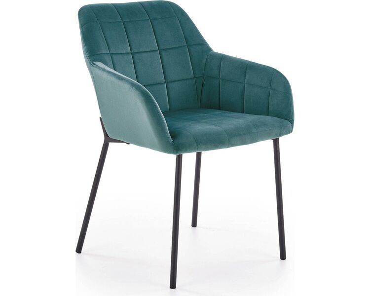 Купить Стул-кресло Halmar K305 темно-зеленый, черный, Цвет: темно-зеленый