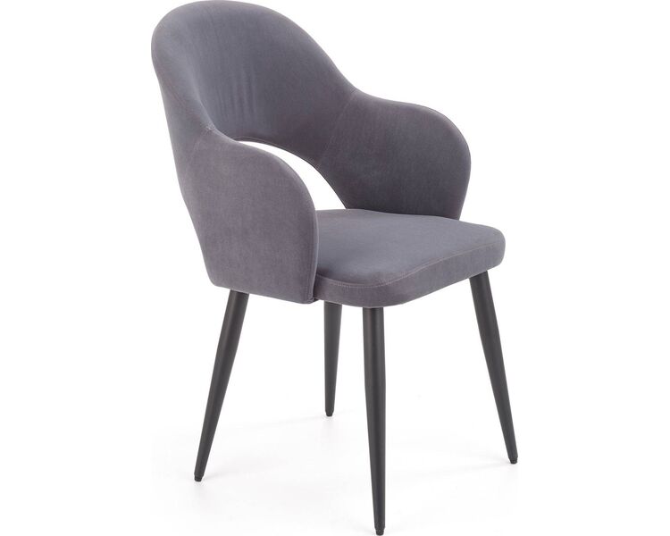 Купить Стул-кресло Halmar K364 серый, черный, Цвет: серый