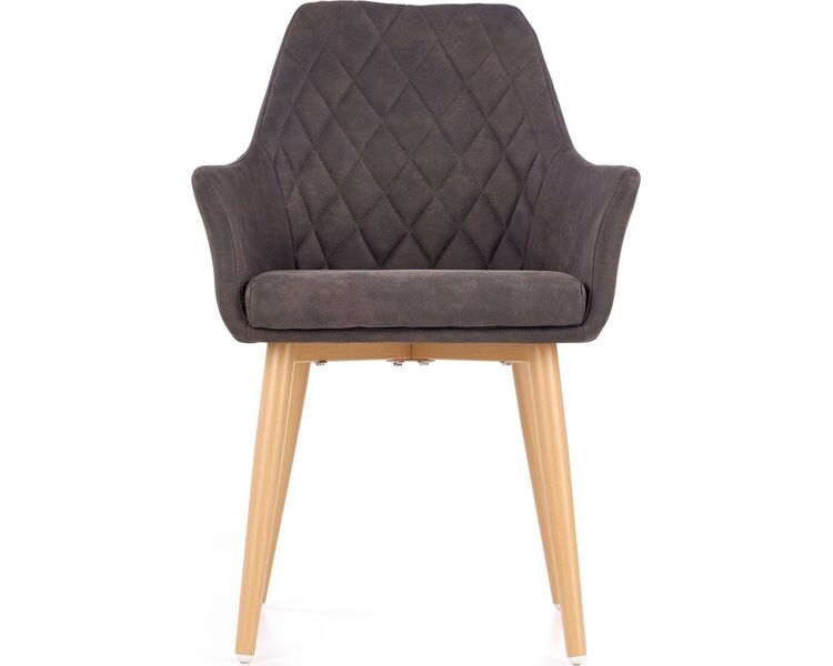 Купить Стул-кресло Halmar K287 темно-коричневый, бежевый, Цвет: темно-коричневый, фото 5