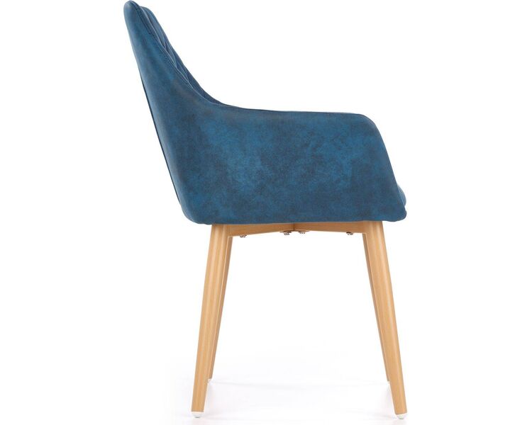 Купить Стул-кресло Halmar K287 темно-синий, бежевый, Цвет: темно-синий, фото 2