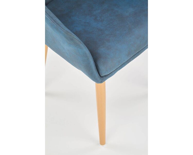 Купить Стул-кресло Halmar K287 темно-синий, бежевый, Цвет: темно-синий, фото 4
