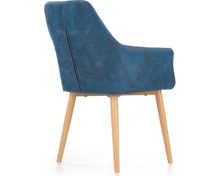 Купить Стул-кресло Halmar K287 темно-синий, бежевый, Цвет: темно-синий, фото 6