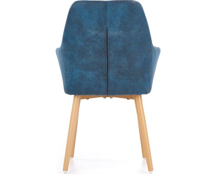 Купить Стул-кресло Halmar K287 темно-синий, бежевый, Цвет: темно-синий, фото 7