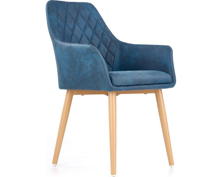 Купить Стул-кресло Halmar K287 темно-синий, бежевый, Цвет: темно-синий, фото 8
