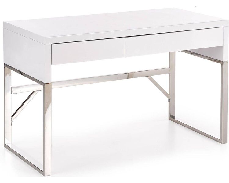 Купить Стол письменный Halmar B32 прямоугольный, металл, МДФ, 120 x 60 см, Варианты цвета: белый