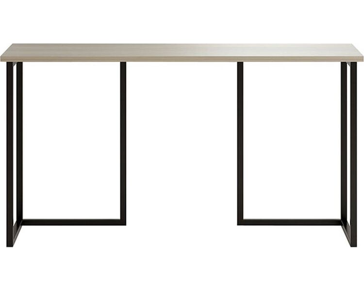 Купить Стол Board 140x50 черные ножки прямоугольный, металл, ЛДСП, 140 x 50 см, Варианты цвета: дуб Сонома, фото 2