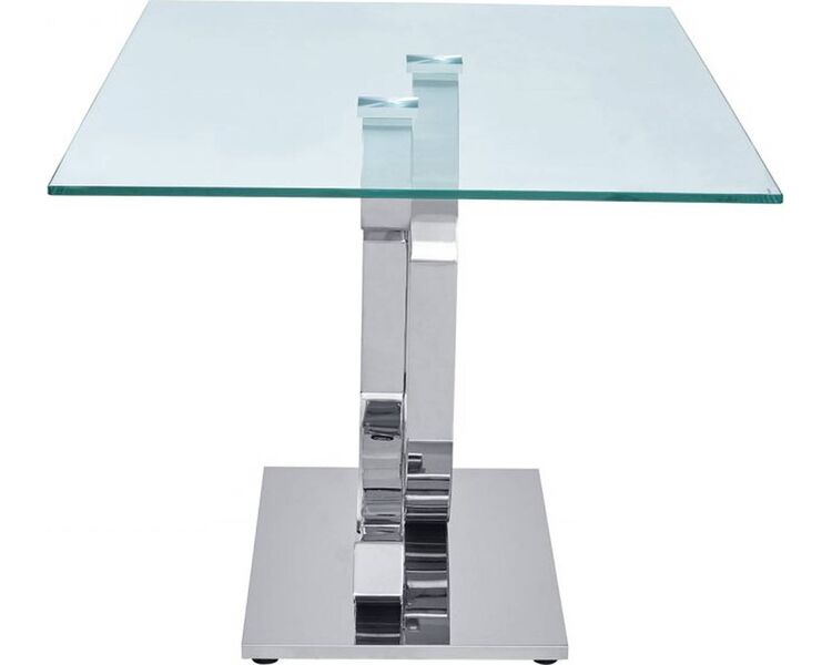 Купить Стол FT151B прямоугольный, металл, стекло, 160 x 90 см, Варианты цвета: прозрачный, фото 3