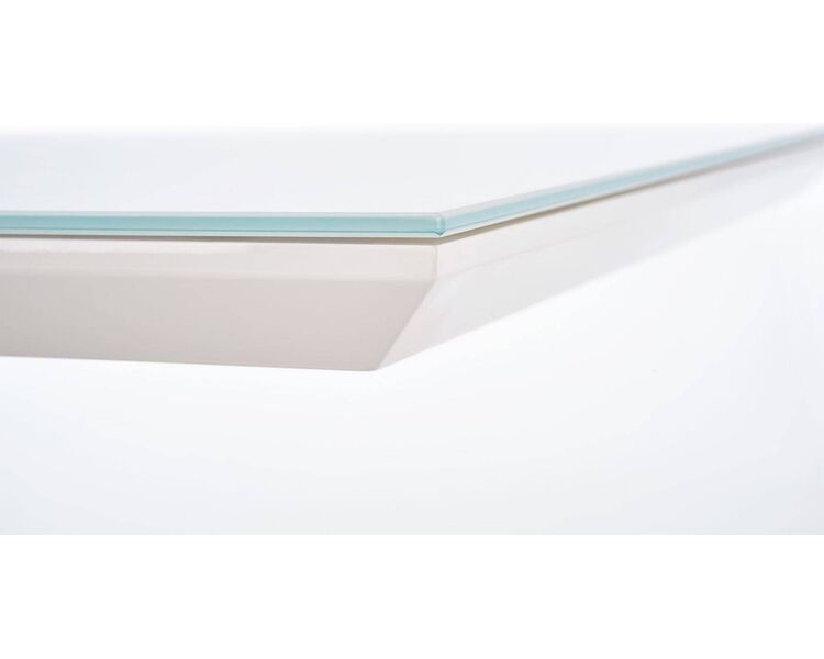 Купить Стол Halmar Nexus прямоугольный, металл, стекло, 160 x 90 см, Варианты цвета: белый, фото 4