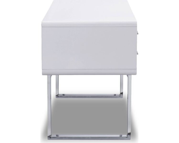 Купить Стол KS 1677A прямоугольный, металл, МДФ, 120 x 55 см, Варианты цвета: белый, фото 3
