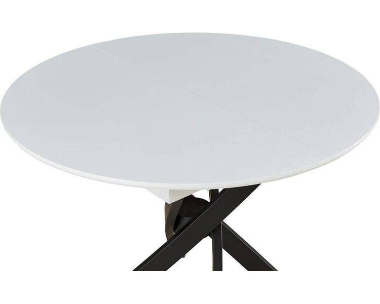 Купить Стол 2303-1 круглый, металл, МДФ, 100 x 100 см, Варианты цвета: белый, фото 2