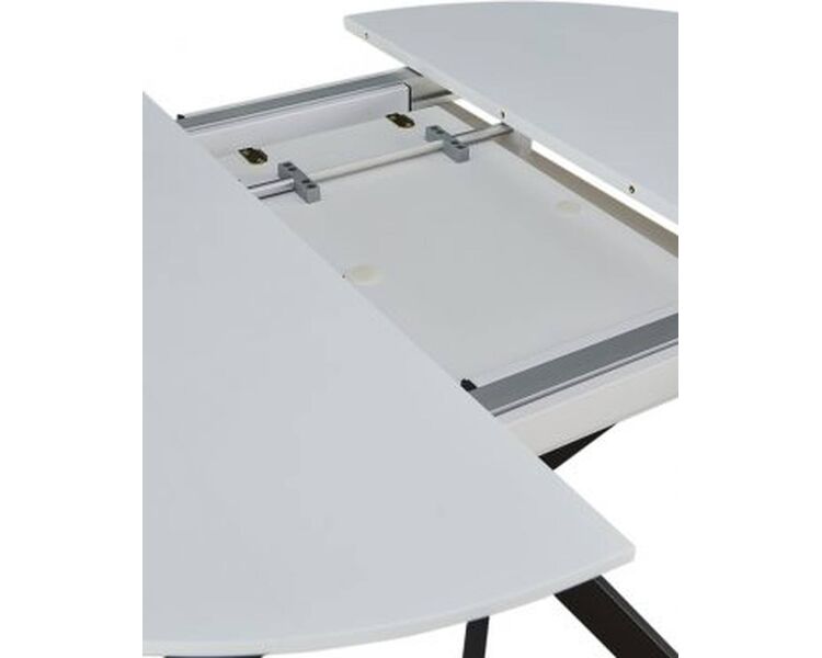 Купить Стол 2303-1 круглый, металл, МДФ, 100 x 100 см, Варианты цвета: белый, фото 3