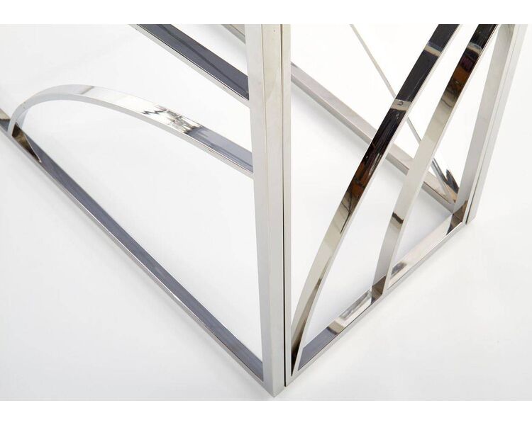 Купить Консоль Halmar Kn5 прямоугольный, металл, стекло, 120 x 40 см, Варианты цвета: тонированный, фото 3