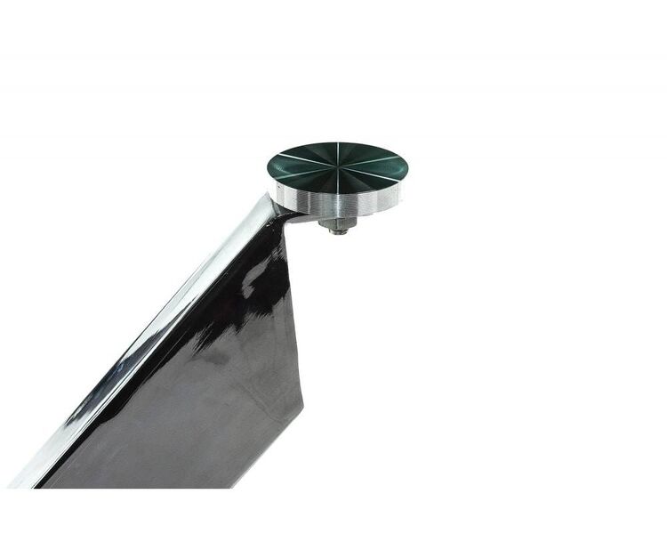 Купить Стол Komo 110 круглый, металл, стекло, 110 x 110 см, Варианты цвета: прозрачный, фото 7