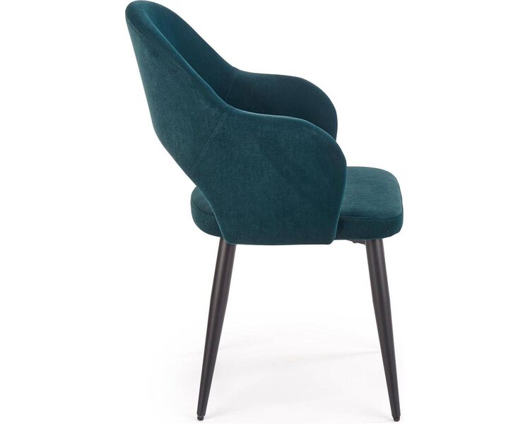 Купить Стул-кресло Halmar K364 темно-зеленый, черный, Цвет: темно-зеленый, фото 4
