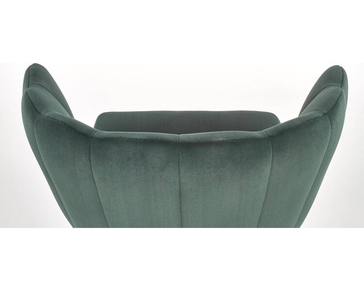 Купить Стул-кресло Halmar K386 темно-зеленый, черный, Цвет: темно-зеленый, фото 8