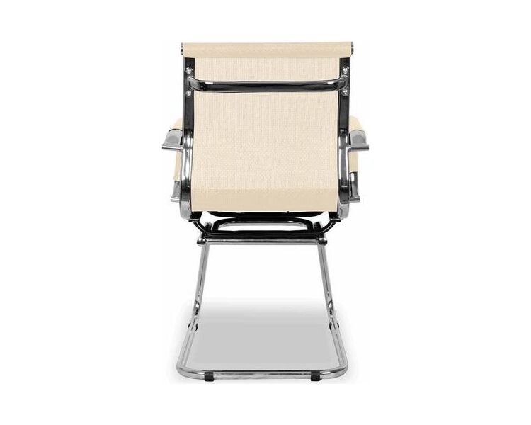 Купить Кресло для посетителей CLG-619 MXH-C бежевый, хром, Цвет: бежевый/хром, фото 4