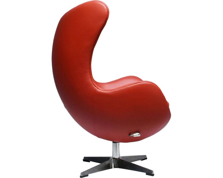 Купить Кресло Egg Chair, экокожа, красный, Цвет: красный, фото 2