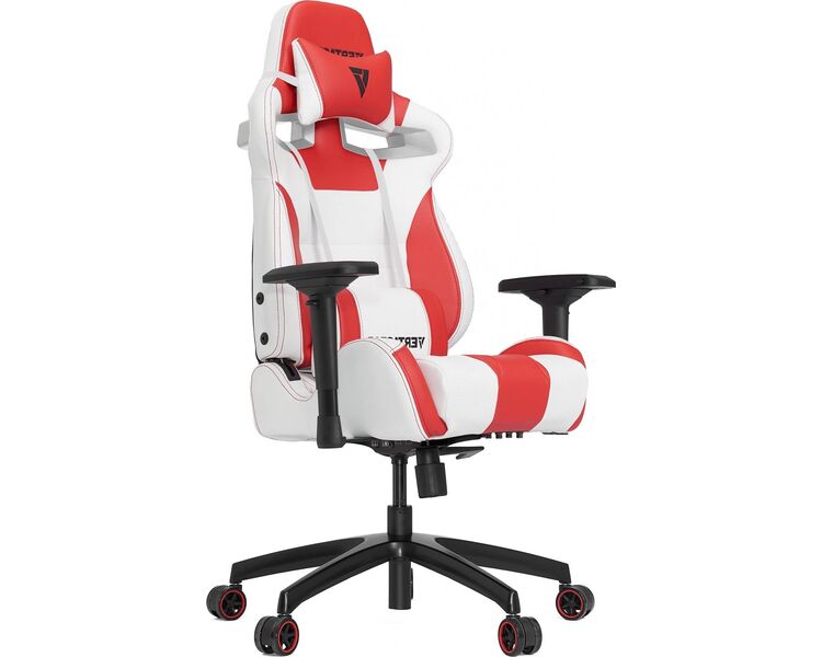 Купить Кресло игровое Vertagear S-Line SL4000 белый, черный, Цвет: белый/красный/черный