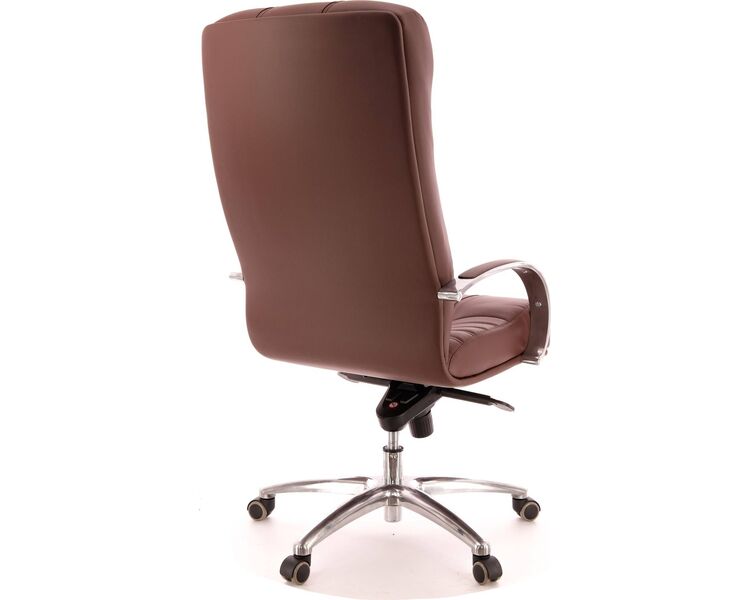 Купить Кресло компьютерное Atlant AL M эко-кожа хром коричневый, хром, Цвет: коричневый/хром, фото 3