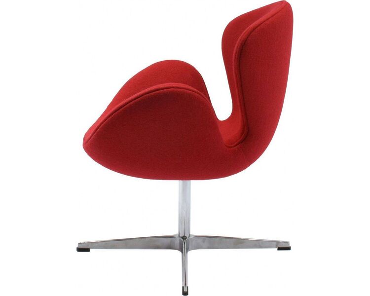 Купить Кресло Swan Chair, кашемир, красный, Цвет: красный, фото 3