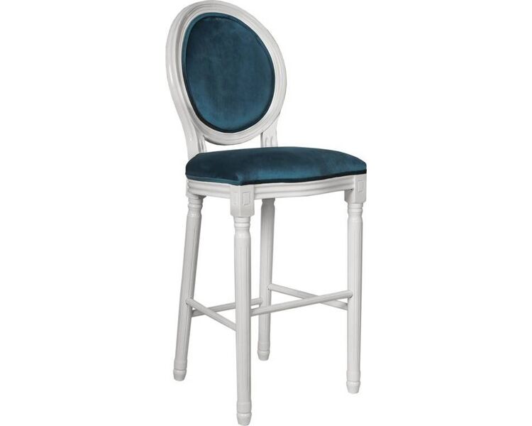 Купить Барный стул Filon white сине-зеленый, белый, Цвет: сине-зеленый