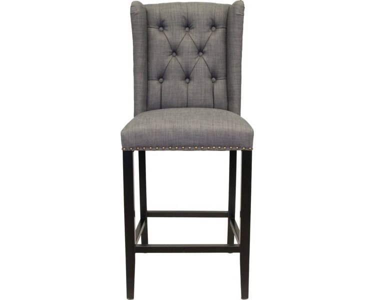 Купить Барный стул Skipton серый, черный, Цвет: серый, фото 2