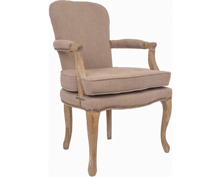 Купить Стул-кресло Avner коричневый, натуральный, Цвет: коричневый