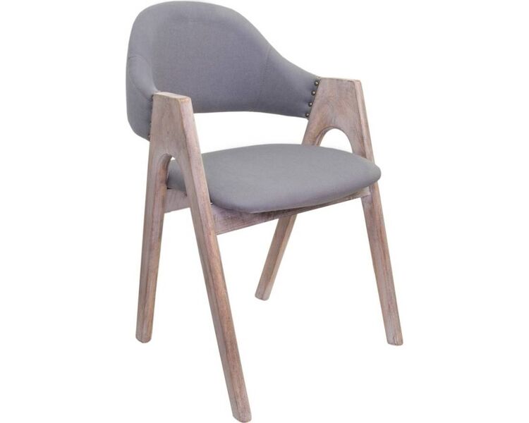 Купить Стул-кресло Bento серый, коричневый, Цвет: серый