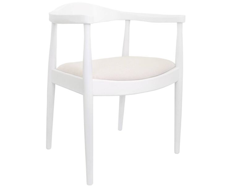 Купить Стул-кресло Carlo белый, бежевый, Цвет: белый