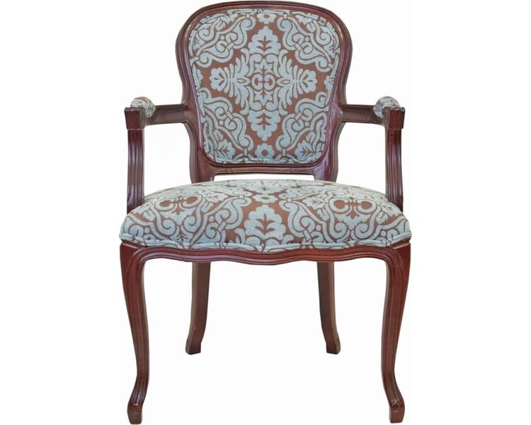 Купить Стул-кресло Vintera голубой, темно-коричневый, Цвет: голубой, фото 2