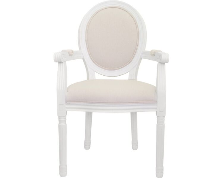 Купить Стул-кресло Volker arm white бежевый, белый, Цвет: бежевый, фото 2
