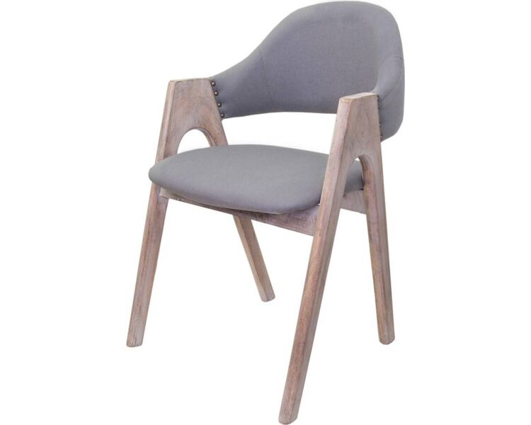 Купить Стул-кресло Bento серый, коричневый, Цвет: серый, фото 4