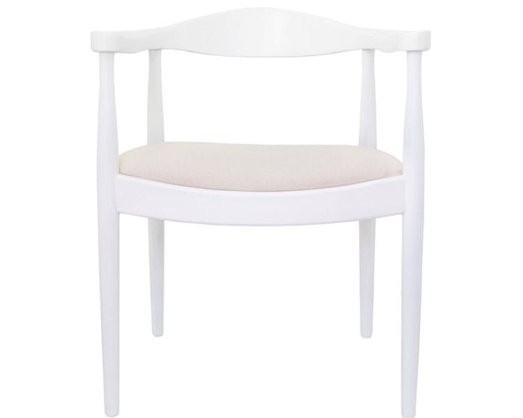 Купить Стул-кресло Carlo белый, бежевый, Цвет: белый, фото 2