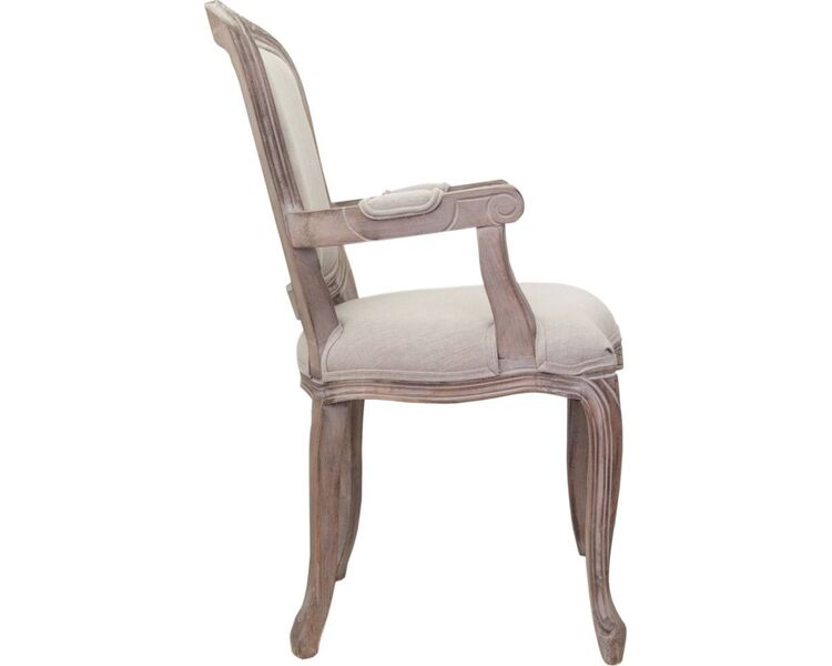Купить Стул-кресло Gran arm бежевый, натуральный, Цвет: бежевый, фото 2
