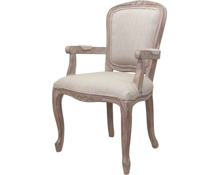 Купить Стул-кресло Gran arm бежевый, натуральный, Цвет: бежевый, фото 4