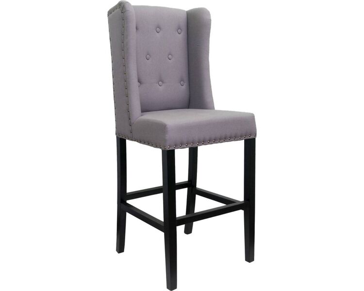 Купить Барный стул Skipton 2 серый, черный, Цвет: серый